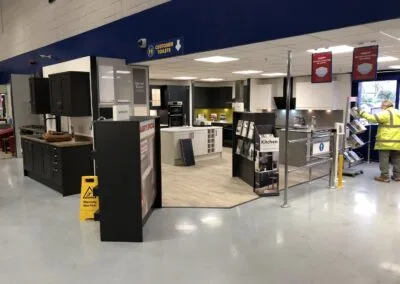 Retail store display stands