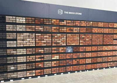 Brick display walls